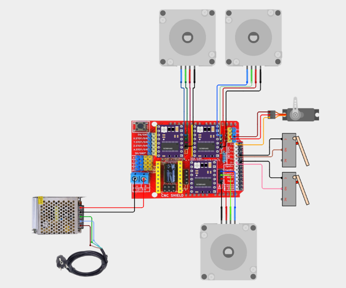 MakerPlot 2.0 Arduino CNC mechanism details